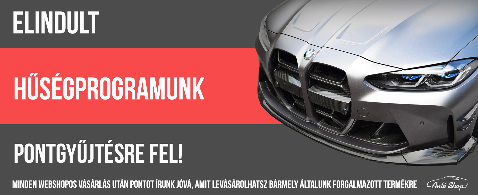 autotuninghaus hűségprogram, pontgyűjtés autóalkatrész vásárláskor