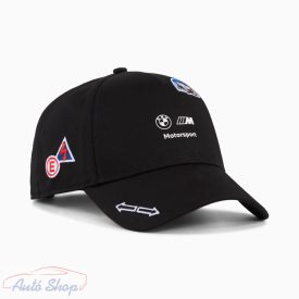   BMW MMS Motorsport Fan Fekete sapka unisex Minőségi termék 026446-01