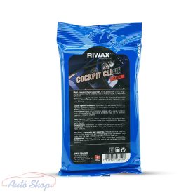   Riwax - Cockpit Clean Classic - műszerfal ápoló kendő - (15db/csomag)