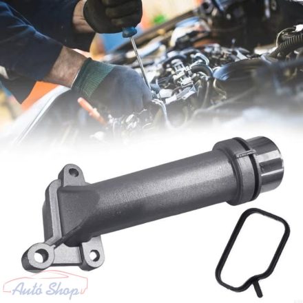 BMW Alumínium Vízcső tömítéssel BMW E90,E91,E92,E93,F20,F21,E84,F10,F11,F33,F34,F15,F01,F02,R55,R56,R57 vízcső motor alkatrészek 11127810707