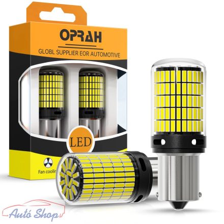 1156 BAU15S PY21W  Canbus led izzó pár Piros