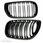 BMW E46 szedán , touring  Hűtőrács  vese  fényes fekete M- ES 2002-2005