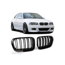   BMW E46 FÉNYES FEKETE HŰTŐRÁCS VESE M4 STYLE  '98 -'02 SEDAN,TOURING,COMPACT !