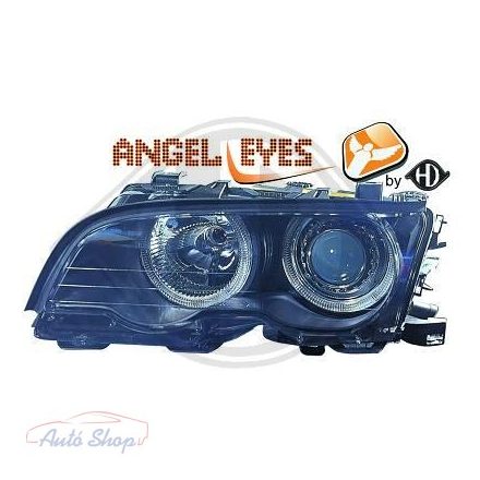BMW E46 Coupé Első Fényszóró szett CCFL Angel Eyes 