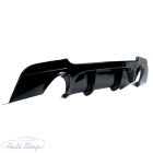 BMW E92/E93 M-Performance M-es hátsó lökhárító fényes fekete  diffúzor toldat