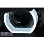 BMW E90/E91 2005.03-2008.08 Fekete 3D-s U-TÍPUS HID H7 Első Lámpa