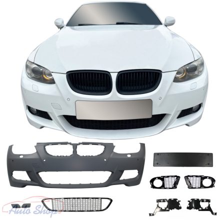 BMW E92 Coupé , E93 Cábrió  M-Tech M-Packet Pdc-s Lámpa mosós első lökháritó szett 06-10