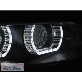   BMW 3-as széria E92,E93 XENON Első Fényszórópár, Nappali menetfény (DRL) Angel Eyes Kanyarkövető nélküli kivitel Évj.: 2006 - 2010 