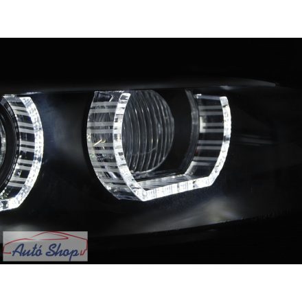 BMW 3-as széria E92,E93 XENON Első Fényszórópár, Nappali menetfény (DRL) Angel Eyes Kanyarkövető nélküli kivitel Évj.: 2006 - 2010 