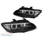 BMW 3-as széria E92,E93 XENON Első Fényszórópár, Nappali menetfény (DRL) Angel Eyes Kanyarkövető nélküli kivitel Évj.: 2006 - 2010 