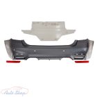 BMW F30 Sedan Sport Evo hátsó lökhárító PDC + Diffusor 2011-2017-es, M3 Style  