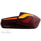 BMW F30 Pre LCI és LCI (2011-2019) F35 F80 OLED Red Clear, dinamikus szekvenciális kanyarodó lámpával . M4 Desing