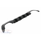 BMW G20/G21 M-packet hátsó lökhárítóba M-Performance stílusú lakkozott fekete műanyag diffúzor toldat kétoldali 