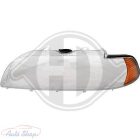 BMW E39 ELSŐ LÁMPA BÚRA SZETT SÁRGA INDEXES 2000-2003 , lámpabúra fényszóró búra Minőségi termék