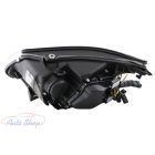 BMW E60 , E61 2008-2010 Fekete CCFL ANGEL EYES LED , Xenon Első Lámpa Pár F10 Optik