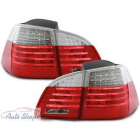  BMW E61 04-03.07 TOURING Piros-Fehér Kristály LEDes Hátsó lámpa szett , Minőségi termék , hátsó lámpák , Világítás , 1224895