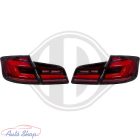 BMW F10 10-16 Piros fekete LED BAR Hátsó lámpa szett