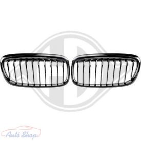   BMW 2-es F45/F46 M Style Fényes Fekete Hűtőrács  2014 - 2018