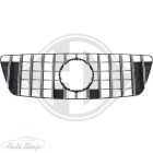 Mercedes Benz ML W164 Facelift 2008-2011 Króm / Fekete hűtőrács Panamerica AMG GT-R stílusban