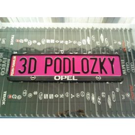   OPEL  3D rendszámtábla tartó , Rendszámtábla keret , Rendszámtáblatartó