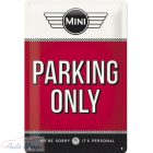 BMW MINI Nostalgic Art  22243 BMW MINI - Garázstábla Fémplakát Fém Tábla 20 x 30 cm