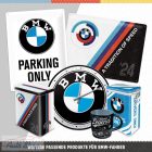 BMW Legend BMW FALI FÉMPLAKÁT FÉM TÁBLA 20X30CM   BMW szerelmeseinek, Autórajóngóknak Klasszikus Autó Illusztrációval
