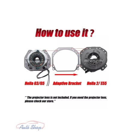 Hella / Bosch Brackets EvoR Lencse nagyítókhoz 2 db adapter készlet