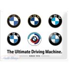 BMW The Ultimate Driving Machine BMW - Garázstábla Fémplakát Fém Tábla 40 x 30 cm