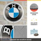 BMW Nostalgic Art 25101 BMW - Garázstábla Fémplakát Fém Tábla 35 cm BMW FÉM KÖR TÁBLA BMW szerelmeseinek, Autórajóngóknak
