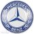 MERCEDES BENZ Nostalgic Art 25105 MERCEDES BENZ - Garázstábla Fémplakát Fém Tábla 35 cm FÉM KÖR TÁBLA MERCEDES BENZ szerelmeseinek, Autórajóngóknak