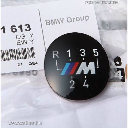 BMW gyári M VÁLTÓGOMB EMBLÉMA 