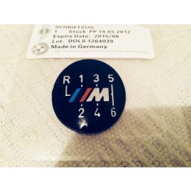 BMW gyári M VÁLTÓGOMB EMBLÉMA 