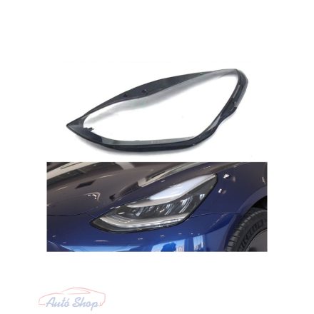 Tesla Model Y 2020 -   lámpa búra pár ,  lámpabúra fényszóró búra Minőségi termék