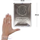 Volkswagen VW Parking Only Nostalgic Art 26169- fémplakát fém tábla (15x20cm) VW szerelmeseinek, Autórajóngóknak