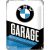 BMW Nostalgic Art 26212 BMW - Garázstábla Fémplakát Fém Tábla 15 x 20 cm