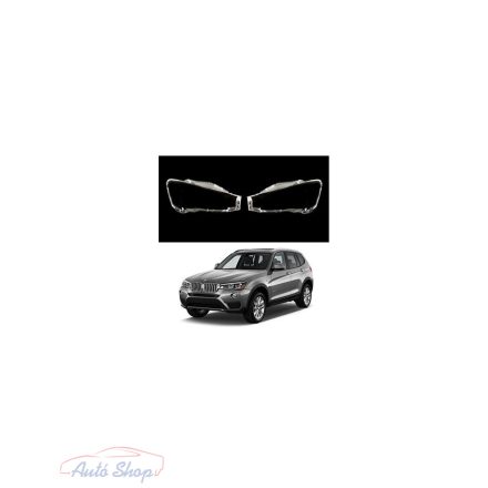 BMW X3 X4 F25 F26 LCI Facelift LÁMPA BÚRA SZETT 2014-2017 ,  lámpabúra fényszóró búra Minőségi termék