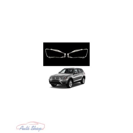 BMW X3 X4 F25 F26 LCI Facelift LÁMPA BÚRA SZETT 2014-2017 ,  lámpabúra fényszóró búra Minőségi termék