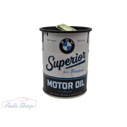 BMW Superior motor oil fém hordó persely doboz tároló  Art 31501