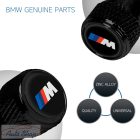 Gyári BMW alumínium fekete szelepsapka készlet 36122447403