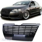 VW Volkswagen Passat B6 3C 2005-2010 fényezetlen fekete hűtőrács