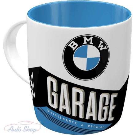 BMW Garage kávésbögre,Art 43035 ,  Vintage BMW szerelmeseinek, Kerámiabögre 330 ml