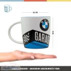  BMW Garage kávésbögre,Art 43035 ,  Vintage BMW szerelmeseinek, Kerámiabögre 330 ml