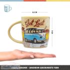 Volkswagen Garage kávésbögre,Art 43042 , Vintage Volkswagen szerelmeseinek, Kerámiabögre 330 ml