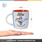  Ford Garage kávésbögre,Art 43065 ,  Vintage Ford szerelmeseinek, Kerámiabögre 330 ml