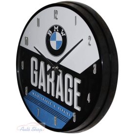    BMW Garage Falióra ,Art 51077 Vintage BMW szerelmeseinek, Csiszolt fém kialakítás Autórajóngóknak