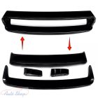 BMW E36 M3 GT LTW ABS műanyag replika magasított csomagtartó Fényes fekete spoiler szárny 1990-1998 E36 szedán és coupé