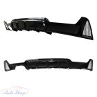 BMW F32/F33/F36 M4 Style Fényes fekete Hátsó Lökhárító M-es Toldat, Diffúzor