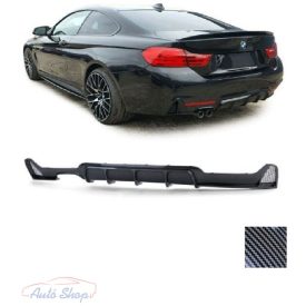   BMW F32/F33/F36 M4 Style  Carbon M-es Hátsó Lökhárító Toldat, Diffúzor
