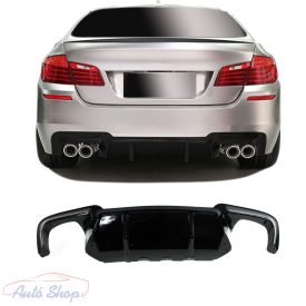   BMW F10, F11  M5 M-SPORT M-PERFORMANCE LÖKHÁRÍTÓ FÉNYES FEKETE DIFFÚZOR