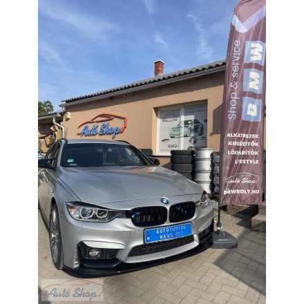 BMW F30 , F31Fényes fekete  Sport Evo Desing  ELSŐ LÖKHÁRITÓ TOLDAT , LIPE , SPOILER F80 M3 és F82 M4 Style